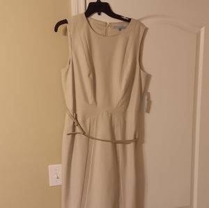 Cream dress beautiful in person